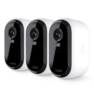 Arlo Essential Security Camera 1080p HD | Outdoor - Indoor | 2nd Gen | Wireless with Spotlight, 2-Way Audio, Color Night Vision, Live Stream, Real Time Notifications, Wide Angle...