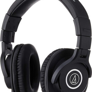 Audio-Technica ATH-M40x Professional Studio Monitor Headphone, Black