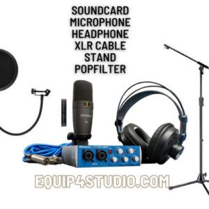 Audiobox Studio Bundle with Popfilter & Standd