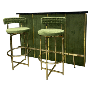 BAR COUNTER WITH 2BAR STOOL PG-13102+PG-6057C-6