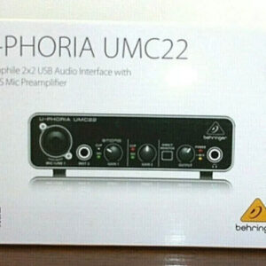 Behringer U-PHORIA UMC22 USB Audio Interface