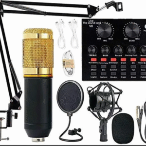 Bm800 Microphone with V8 Soundcard Recording Kit
