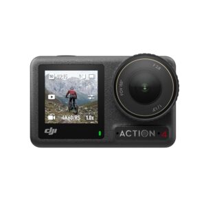DJI Osmo Action 4 Essential Combo, 4K/120fps Waterproof Action Camera with a 1/1.3-Inch Sensor, Stunning Low-Light Imaging,10-bit & D-Log M Color Performance, Long-Lasting 160...