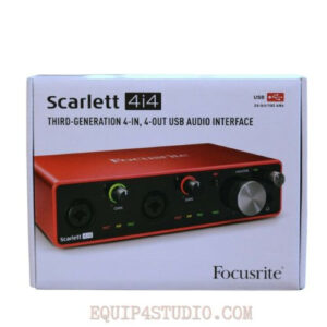 Focusrite Scarlett 4i4 3rd Gen 4x4 USB Audio Interface
