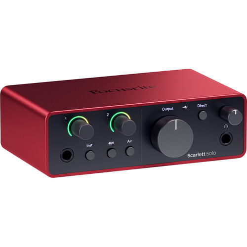 Focusrite Scarlett Solo (4th Generation) Studio Bundle