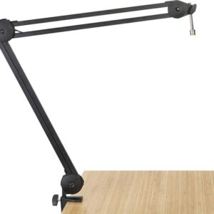 Gator Frameworks Deluxe Desk-Mounted Broadcast Microphone Boom Stand (3000 SERIE