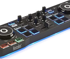 Hercules DJ DJControl Starlight | Pocket USB DJ Controller with Serato DJ Lite,