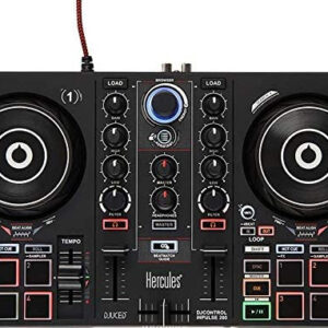 Hercules DJControl Inpulse 200 – DJ controller with USB, ideal for beginners le