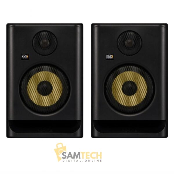KRK RP8G5 ROKIT 8 Generation Five 8" Powered Studio Monitor Pair, 8 Inches 5 In