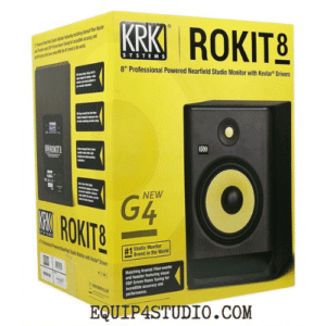KRK RP8 Rokit 8 G4 Studio Monitor Pair - Black