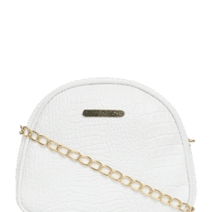 LADIES HANDBAG CROCO WHITE BMWSL0089CW