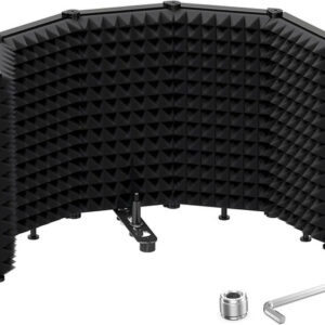 Microphone Vocal Isolation Shield