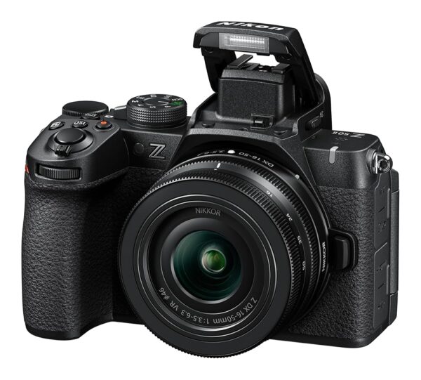 Nikon Z50 II with Wide-Angle Zoom Lens | Compact mirrorless Stills/Video Camera with Easy Color presets and Wireless Photo Sharing | Nikon USA Model