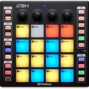 PreSonus ATOM Production & Performance Midi Pad Controller with Studio One Arti