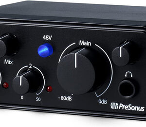 PreSonus AudioBox GO | USB-C Audio Interface for music production with Studio O