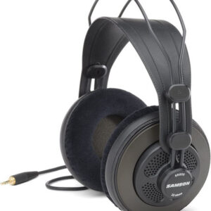 Samson Technologies SR850 Semi Open-Back Studio Reference Headphones, Black