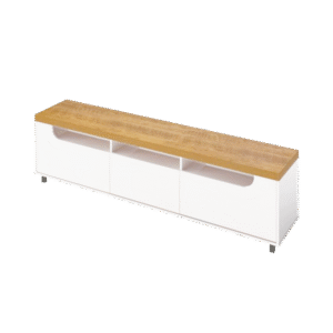TV STAND 75" OAK/GRAPHITE MERCURY