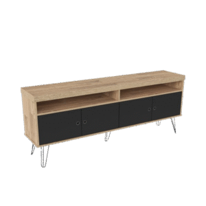 TV STAND RUSTIC/BLACK 65"LIBERTY