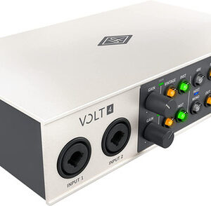 UA Volt 4 USB Audio Interface for recording, podcasting, and streaming with ess