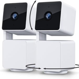 WYZE Cam Pan v3 Indoor/Outdoor IP65-Rated 1080p Pan/Tilt/Zoom Wi-Fi Smart Home Security Camera with Color Night Vision, 2-Way Audio, Compatible with Alexa & Google Assistant,...