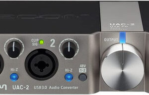 Zoom UAC-2 USB 3.0 Audio Interface, 2 In/2 Out Audio Interface, 2 Mic/Line/Hi-Z