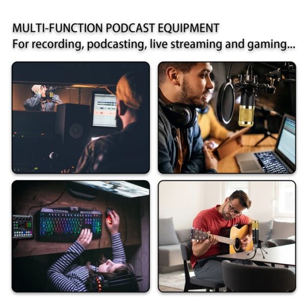 Professional Suspension Microphone Kit For Studio Recording - Image 8