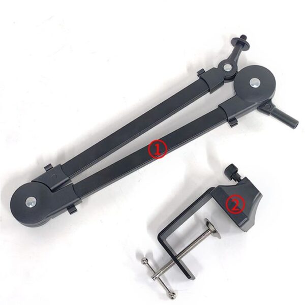 Heavy Duty Microphone Arm Stand Adjustable and Foldable for Studio - Image 7