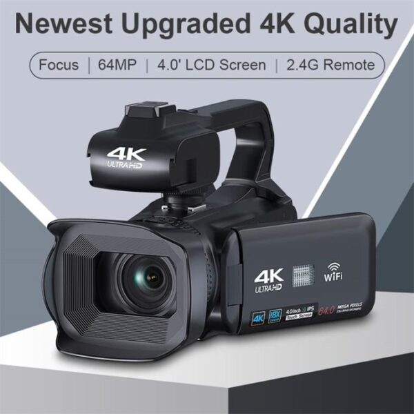 KOMERY 64MP 18X Zoom Digital Video Camera RX200 - Image 3