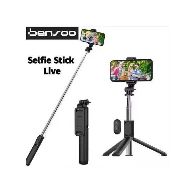 bensoo R1 Selfie Stick Tripod With Remote – Extendable & Portable For Mobile Phones & Desktop & Live