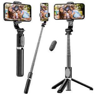 bensoo R1 Selfie Stick Tripod With Remote – Extendable & Portable For Mobile Phones & Desktop & Live