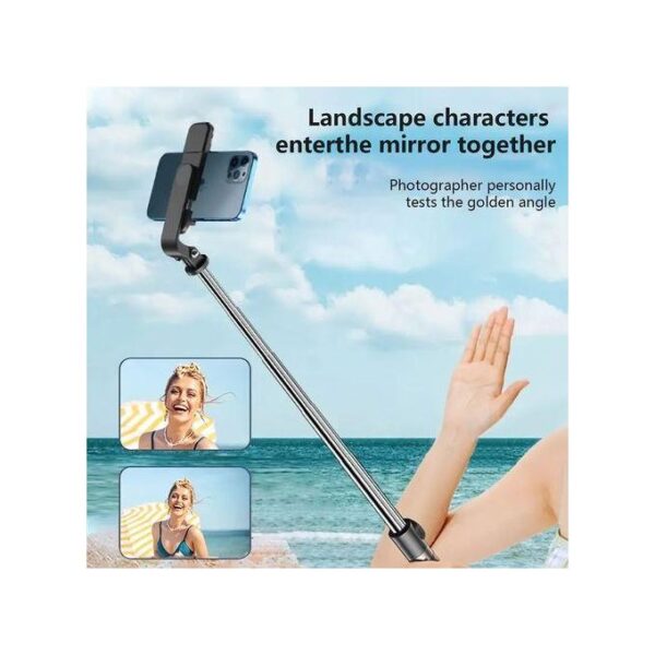 Bluetooth Selfie Stick Tripod + Fill Light +Shutter Remote