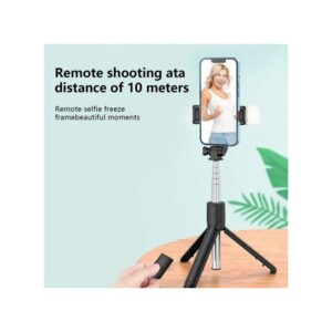 Bluetooth Selfie Stick Tripod + Fill Light +Shutter Remote