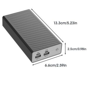 EASYPIE EASYPIE 20000mAh Ultra Slim Power Bank 18W Fast Charging & Dual USB Ports Portable Charger for Mobile Phone