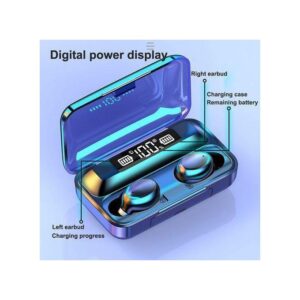 GUEETON F9-36 Stereo Bluetooth Earbuds - Black