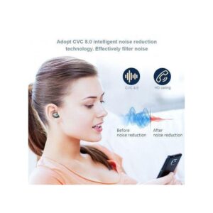 GUEETON F9-36 Stereo Bluetooth Earbuds - Black