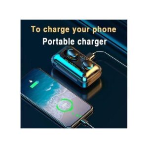 GUEETON F9-36 Stereo Bluetooth Earbuds - Black