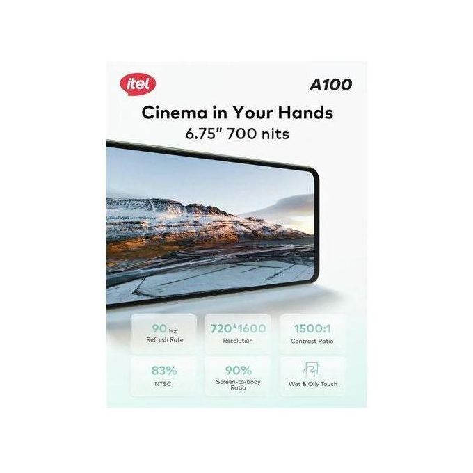 Itel A100 128GB+3GB - Shadow Titanium