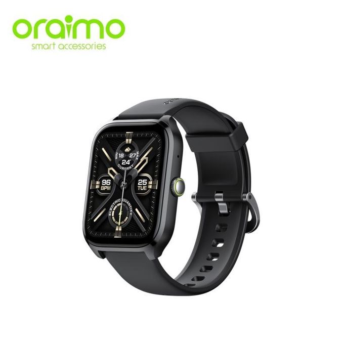 Oraimo Watch 5 Lite 2.01" HD IP68 Smart Watch -Black