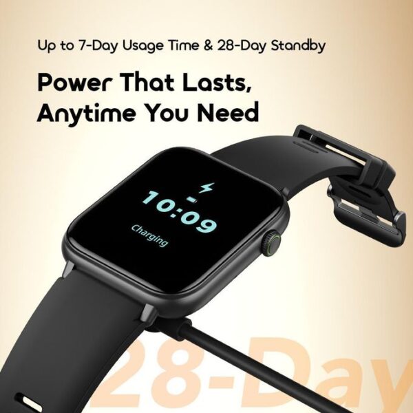 Oraimo Watch 6N 1.83'' Full Touch Color Screen Smart Watch - Black