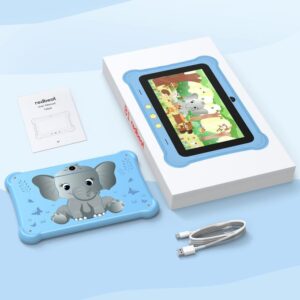 redbeat Kids Android Tablet 7 Inch, Quad Core, 6GB(2+4)RAM+32GB ROM+SD 512GB, Parental Controls, 3G Calling Tablet