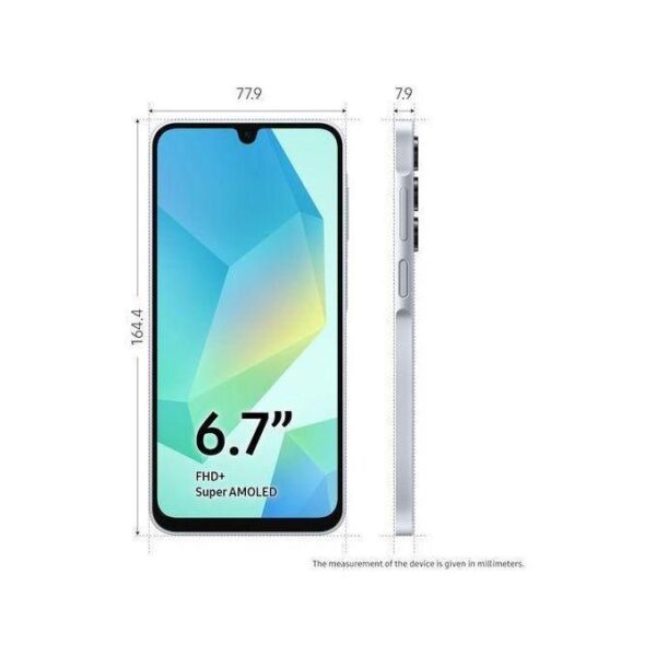 Samsung Galaxy A16 - 128GB + 4GB RAM - 50MP Rear / 8MP Front - 6.7" - 5000 mAh - Gray