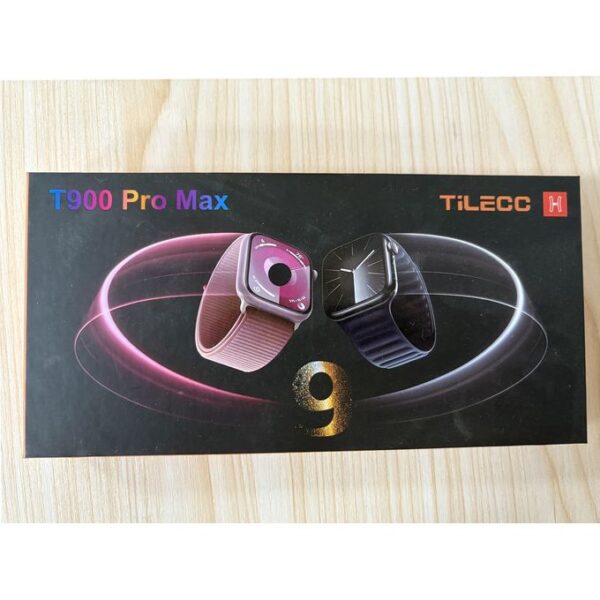 TiLECC 2023 New T900 Pro Max 49mm 2.09-inch Smart Watch - Black