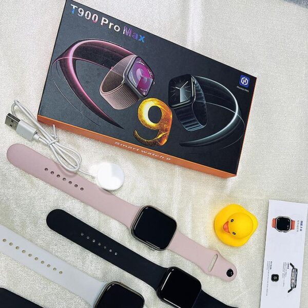 TiLECC 2023 New T900 Pro Max 49mm 2.09-inch Smart Watch - Black