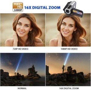 1280x720P HD 16X Digital Zoom 16.0 MP Mini Digital Video Camera Recorder