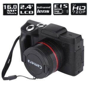 1.3 Pixel Interpolation Flip Screen Interchangeable Lens Digital Camera, 2.4 inch LCD, Full HD 720P Recording, Infrared Lens, EIS