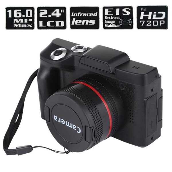 1.3 Pixel Interpolation Flip Screen Interchangeable Lens Digital Camera, 2.4 inch LCD, Full HD 720P Recording, Infrared Lens, EIS