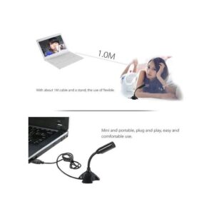 360° Adjustable Microphone For PC Mac With A USB Port