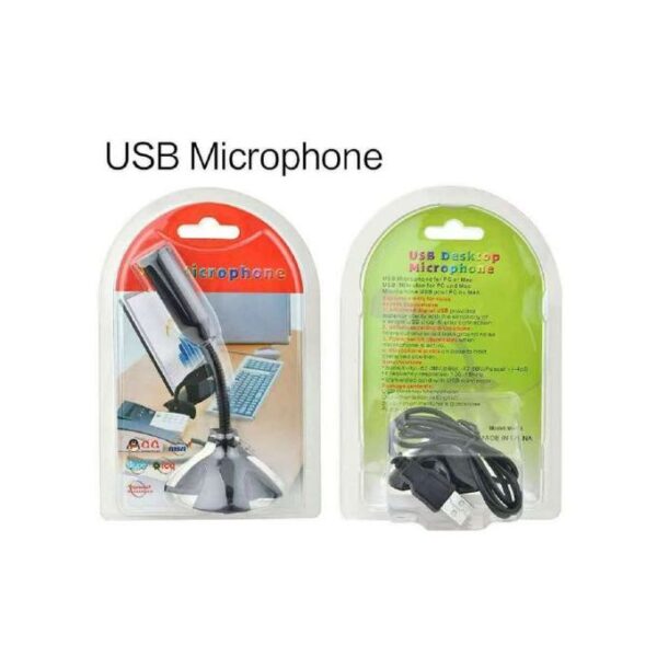 360° Adjustable Microphone For PC Mac With A USB Port