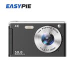4K 50MP Digital Camera with 16x Zoom & Auto Focus – Compact Lightweight HD Camera with Fill Light for Travel, Portrait, Landscape Photography