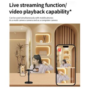 4K CCD Digital Camera 64MP Digital Video Camera - White